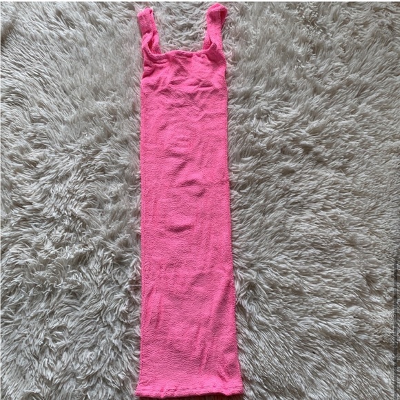 NWT Hunza G tank pink mini dress one size - Picture 7 of 9